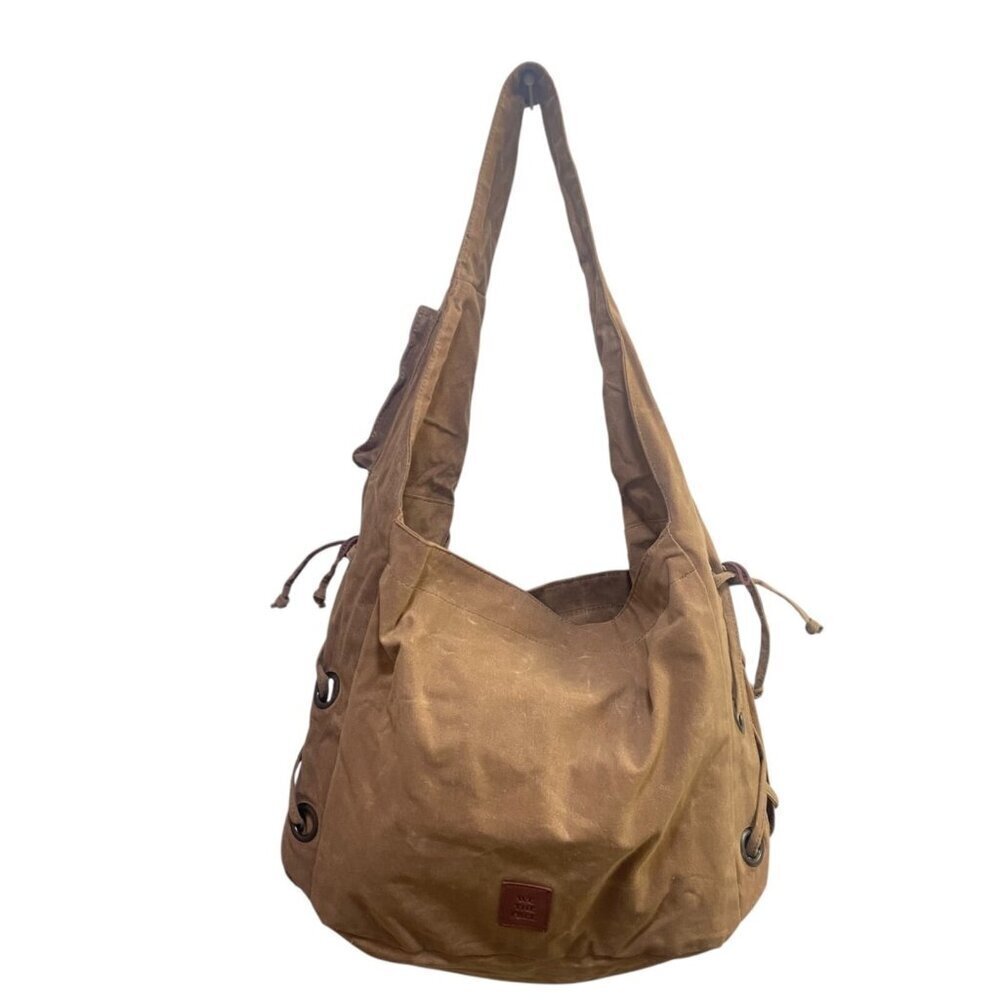 NEW Urban Outfitters WTF Maverick Tote Bag in Tawny Tan